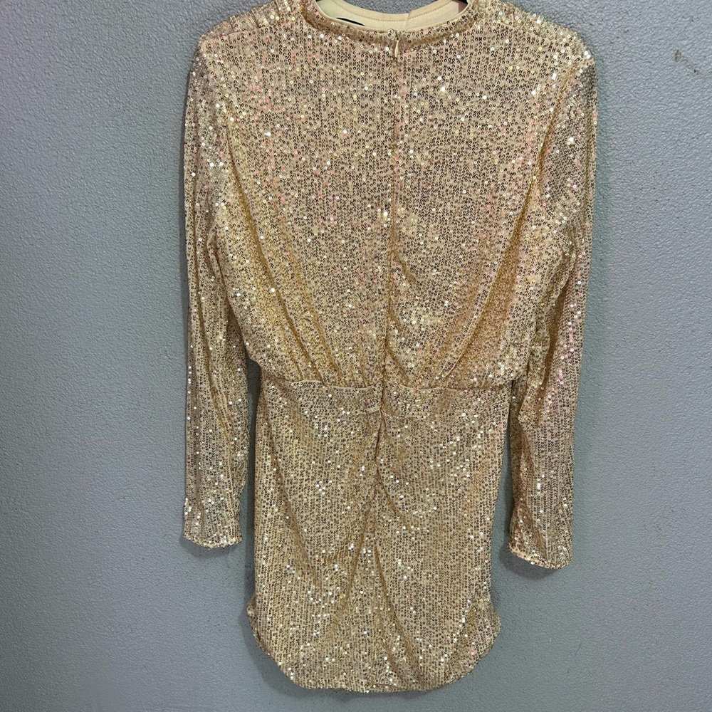 HYFVE Gold Sequin Mini Dress - Picture 6 of 10